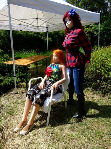 14_Petra_and_Galina_Enjoying_View_over_Pond