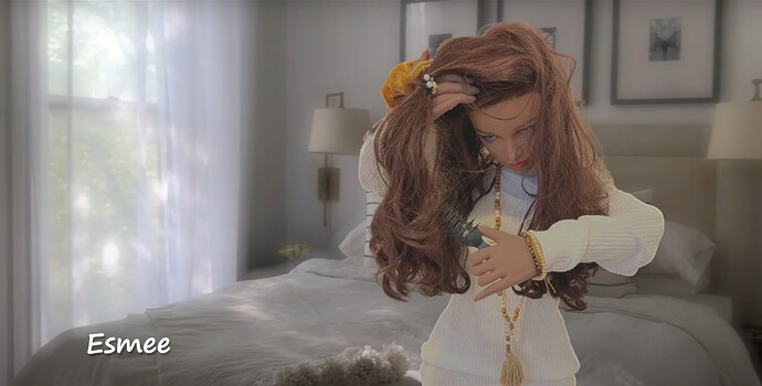 Esmee in sleepingroom