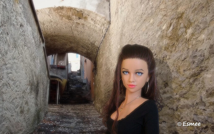 Urban Italian Street with Esmee