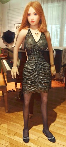 Hanna in a Black Dress 06