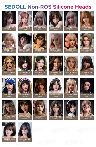 SEDOLL Non-ROS Silicone Heads