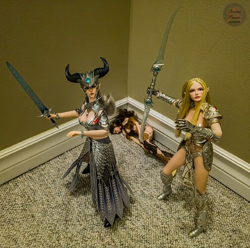 Octavia, Aldrea, and Andahlia in We Stand on Guard