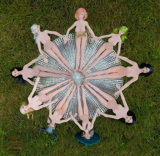 The True North Clan and Rosebud in Elven Summoning Ritual