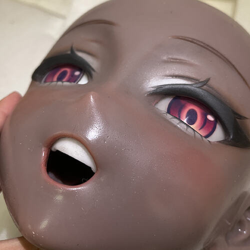 Imperfections around mouth area-嘴周有瑕疵
