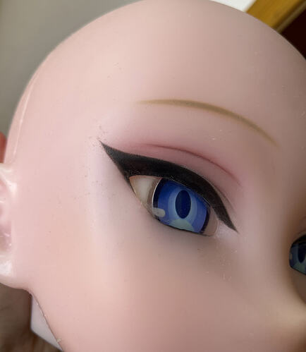 Pits around the eyes-眼周瑕疵1