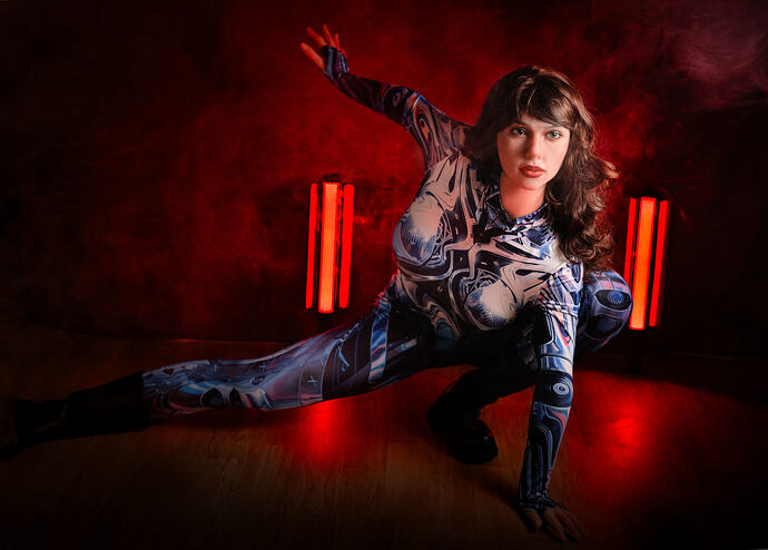 Natasha Black Widow pose