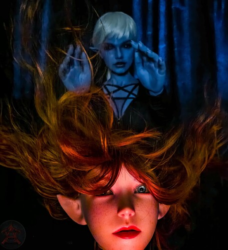 Arachne and Seraphina in Fiery Redhead