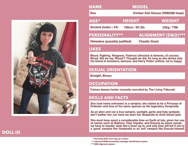 Doll ID - Dee