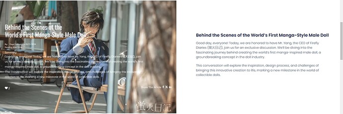 Interview with the founder of Firefly Diary