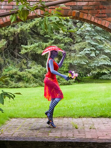 Arachne in Floral Frolic